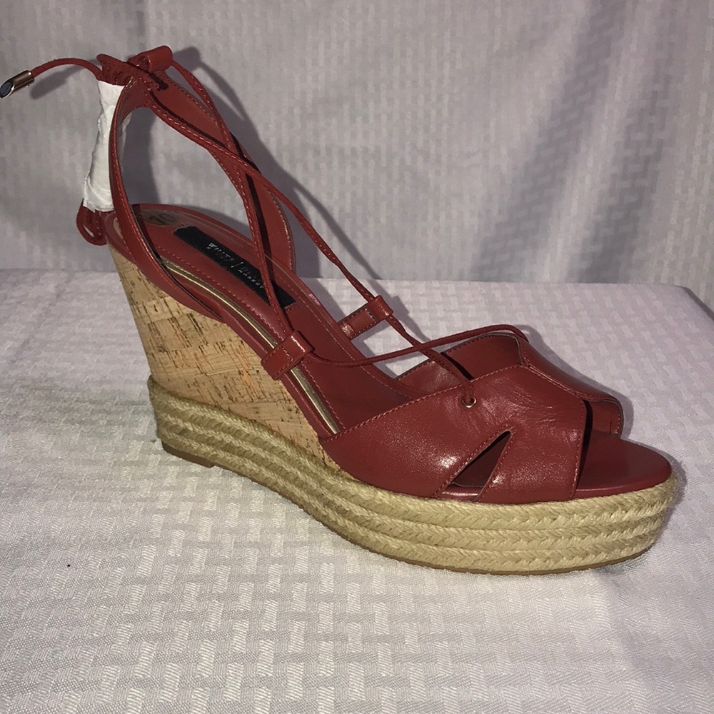 CINNAMON LACE-UP CORK SANDALS